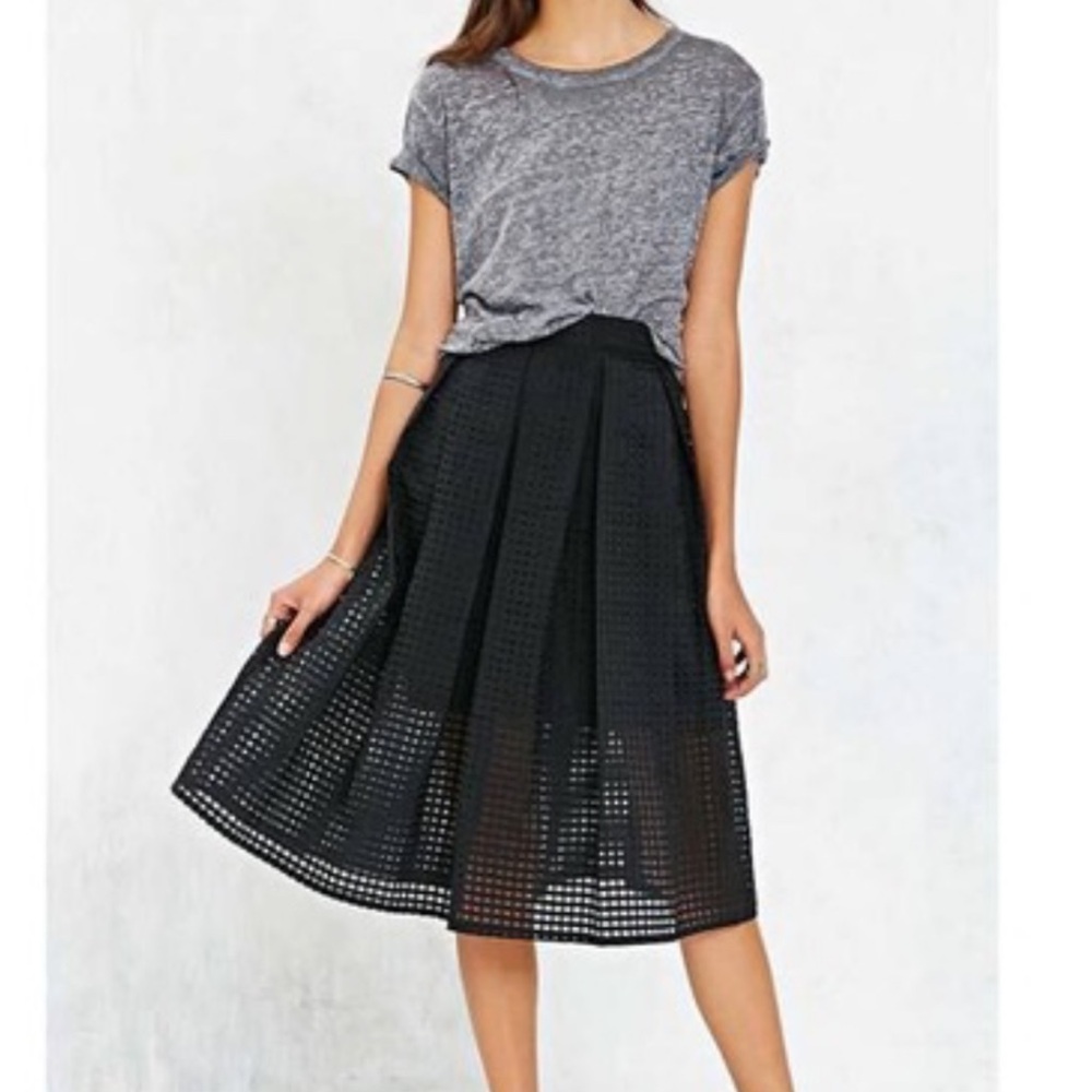 Silence + Noise Midi Skirt